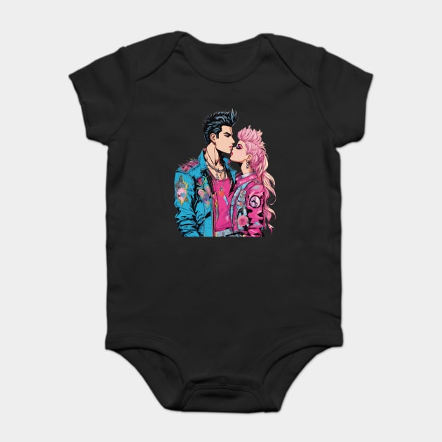 Kiss Love Baby Bodysuit by animegirlnft